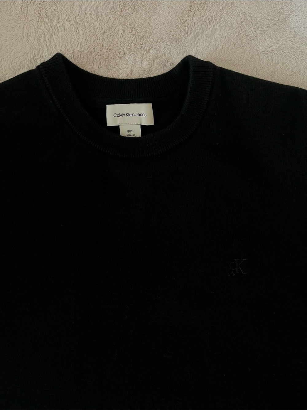 Calvin Klein Cotton Crew Sweatshirt